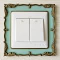 Miniatyrbilde 7 av 9: Lysbryterdeksel Surround Socket Ramme KAFFE coffee