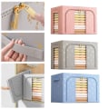 Pikkukuva 8 / 10: Quilt Organizer Vaatteet Peitot Box PINK SINGLE WINDOW SINGLE pink single window-single window