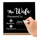 Miniatyrbilde 3 av 6: WiFi Sign Tavle WiFi Passord Sign Board