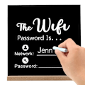 Miniatyrbillede 3 af 6: WiFi Sign Chalkboard WiFi Adgangskode Sign Board