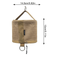 Miniatyrbilde 3 av 10: Camping Tissue Pump Paper Roll Oppbevaringspose HVIT White