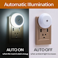 Miniatyrbillede 8 af 10: Natlys Lysstyret induktionslys HVID LYS EU EU white light EU-EU