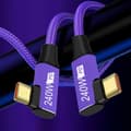 Miniatyrbilde 5 av 10: USB-C hurtigladekabel Type-C dataledning 1M 1m