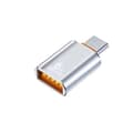 Miniatyrbillede 1 af 10: Type C Til USB 3.1 Adapter Type C Han Til USB Hun SØLV Silver