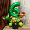 Pikkukuva 6 / 10: Dinosaurusteema Ilmapallot Sarjakuva Dragon Column 1 1 1