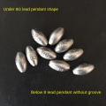 Miniatyrbillede 6 af 10: 20/40/60/80/100 stk. Bly-synker til fiskeri. 0.5g-100pcs