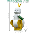 Pikkukuva 2 / 5: Banana Rabbit Art Patsas Banana Rabbit Figuurit Sisustuskoristeet Rabbit