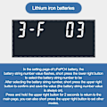Miniatyrbilde 6 av 10: Batterikapasitetsindikator Digital voltmeter D D D