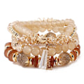 Miniatyrbillede 6 af 10: Bohemian Beads Rope Multilayer Armbånd C C C