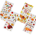 Miniatyrbillede 5 af 10: 50/100 stk Thanksgiving-slikposer Slik-kagepose A A A