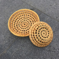 Miniatyrbild 9 av 10: Rottingfläta Förvaringsbricka Kök Brödkorg OVAL-S OVAL-S Oval-S