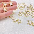 Miniatyrbillede 3 af 5: 20 stk Shell Fem-takkede Star Charms belagte stjerneform vedhæng