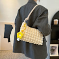 Pikkukuva 8 / 10: Ruudullinen Kangaskassi Cloud Armpit Bag KELTAINEN yellow