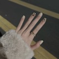Miniatyrbillede 2 af 7: Franske falske negle falske negle BY99 BY99 BY99