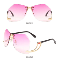Pikkukuva 4 / 10: Reunuksettomat aurinkolasit Wrap Auringonlasit TEA PINK