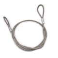 Miniatyrbillede 8 af 10: 1,5-4mm Wire Reb Hængereb 4MM2 METER 2 METER 4mm2 Meter