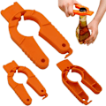 Miniatyrbillede 1 af 8: 4 stk. flaskeåbner Ergonomisk lågforseglingsfjerner 4 stk. 4 stk 4pcs