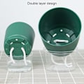 Pikkukuva 6 / 10: 1/2 kpl Itsekastelu kukkaruukku Lazy Kukkaruukku GREEN M Green M