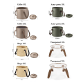 Miniatyrbild 3 av 10: 10/20L hopfällbar rund hink Utomhusvandring Resebärbar army green 10L-10L