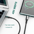 Miniatyrbilde 2 av 9: Type C til Type C Kabel Datakabel 2M 2m