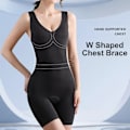 Miniatyrbillede 7 af 10: Bodysuit Shapewear Slankeundertøj SORT M/L black M/L