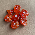 Miniatyrbilde 1 av 10: 7 stk/sett DND terning polyedrisk terning 06 06 06