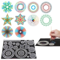 Miniatyrbillede 6 af 10: 5/12/22 stk Spirograph Tegnelegetøjssæt 22 stk 22 stk 22PCS