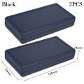 Pikkukuva 1 / 10: 1/2kpl elektroninen projektilaatikko vedenpitävä cover Project MUSTA Black 2pcs-2pcs