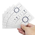 Miniatyrbilde 6 av 10: 10 stk Golf Driver Impact Tape Golf Club Stickers RØD Red