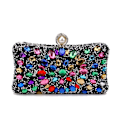 Pikkukuva 1 / 10: Iltalaukut Kytkin kukkaro BALCK MULTICOLOUR BALCK MULTICOLOUR balck multicolour
