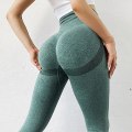 Miniatyrbilde 6 av 9: Sport sømløse Leggings Yoga Leggings SVART M black M