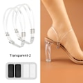 Miniatyrbillede 1 af 10: 2 Par Dame Snørebånd Bundle Snørebånd TRANSPARENT-2 Transparent-2