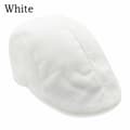 Golf Driving Hat Herre Flat Cap HVID white