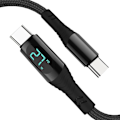 Miniatyrbild 7 av 9: Typ C till Typ C-kabel Datakabel 2M 2m