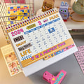 Miniatyrbillede 3 af 10: Desktop Calendar Minimalistisk Kalender STYLE 3 STYLE 3 Style 3