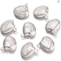 Pikkukuva 1 / 3: Shell Pendant Simpukka Shell Charms Flat Pyöreä Dangle Charms