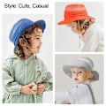 Miniatyrbillede 5 af 10: Bucket Hat Beach Cap SORT black
