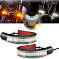 Miniatyrbilde 9 av 10: Motorsykkel Blinklys Tofarget 2 STK 2 STK 2PCS