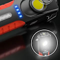 Pikkukuva 6 / 10: LED-taskulamppu turvavasara taskulamppu USB lataus