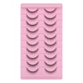Pikkukuva 1 / 10: 10 paria tekoripsiä Manga ripset HH20-B-2 HH20-B-2 HH20-B-2
