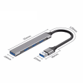 Pikkukuva 2 / 10: USB 3.0 Hub Type-C -jakaja TYYPPI-C VAALEANHARMAA TYYPPI-C VAALEANHARMAA Type-C Light Grey