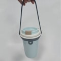 Miniatyrbillede 10 af 10: 3 Stk Kaffekop Bærestropper Drikkeflaskeholder SORT black