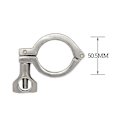 Miniatyrbillede 2 af 7: 2 stk 1,5" Sanitær Tri-clamp Tri Clamp Clover Sanitærrør
