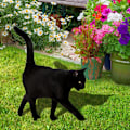 Miniatyrbillede 8 af 10: Kattstatuer Skulpturer Kattedekorationer C C C