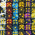 Pikkukuva 5 / 10: 10 kpl/setti DND-noppaa Polyhedral Dice STYLE 6 STYLE 6 Style 6
