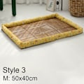 Miniatyrbillede 1 af 10: Sommer kattesenge rattanmåtte MEDIUMSTYLE 3 STYLE 3 mediumstyle 3