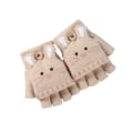 Miniatyrbilde 5 av 9: Varme hansker Half Finger Flip Glove GRÅ grey
