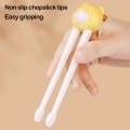 Miniatyrbilde 6 av 10: Lære spisepinner Trening spisepinner GUL Yellow