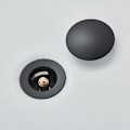Miniatyrbillede 10 af 10: Vask Afløb Affaldsprop Håndvask Affaldsprop Afløbsrør SØLV NR silver no hole-no hole