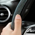 Miniatyrbilde 5 av 9: Bil Rhinestones Rattdeksel Bil Suv Ratt Multicolor